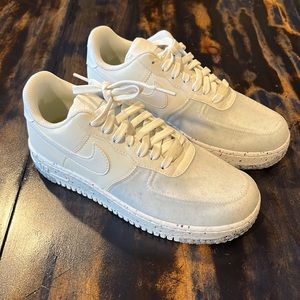 NEW Nike Air Force 1 Crater Summit White Womens Shoes Sneakers size 8 Blue
